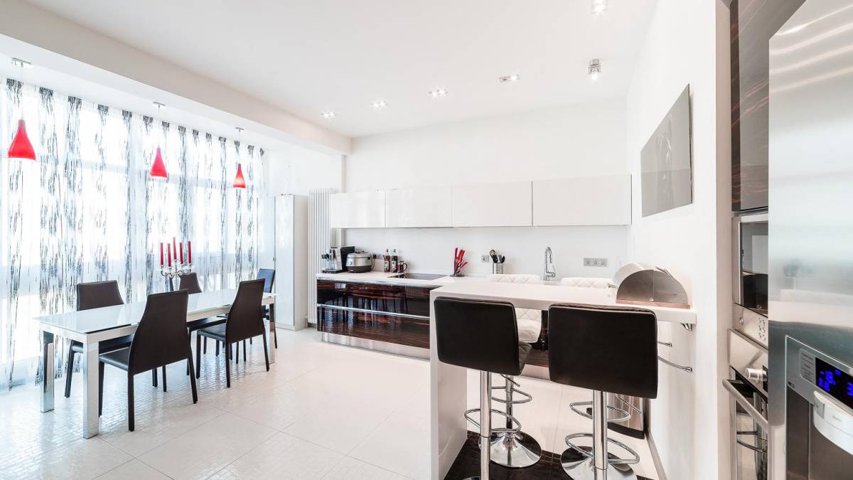 Cucina Gicinque, tavolo, sedie e sgabelli Miniforms